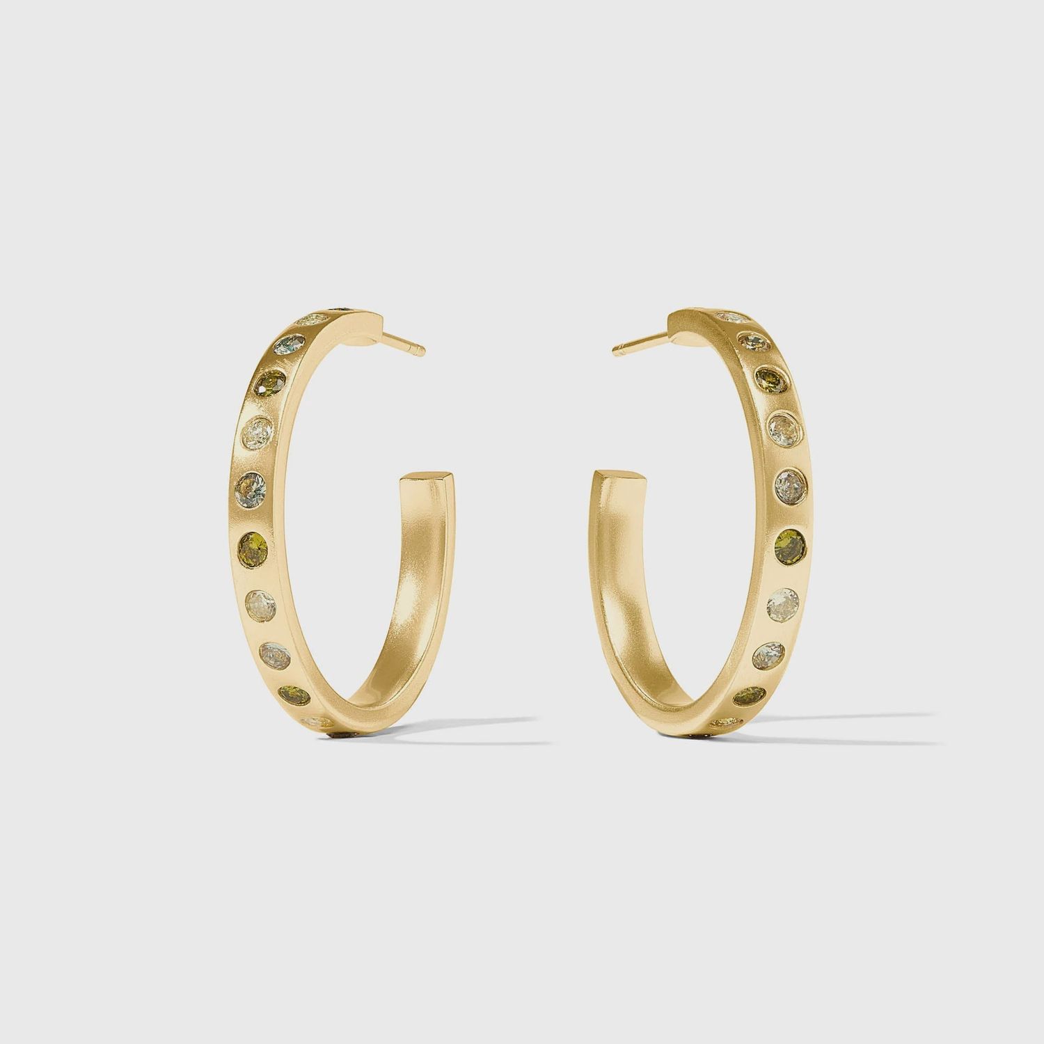 Rainbow Hoop-Shades of Jade-M