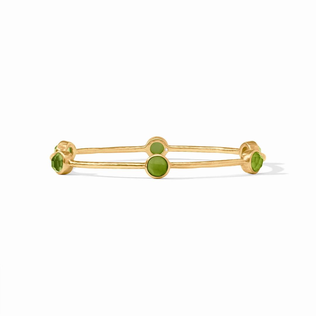 Milano Luxe Bangle-Iridescent Palmetto Green-M