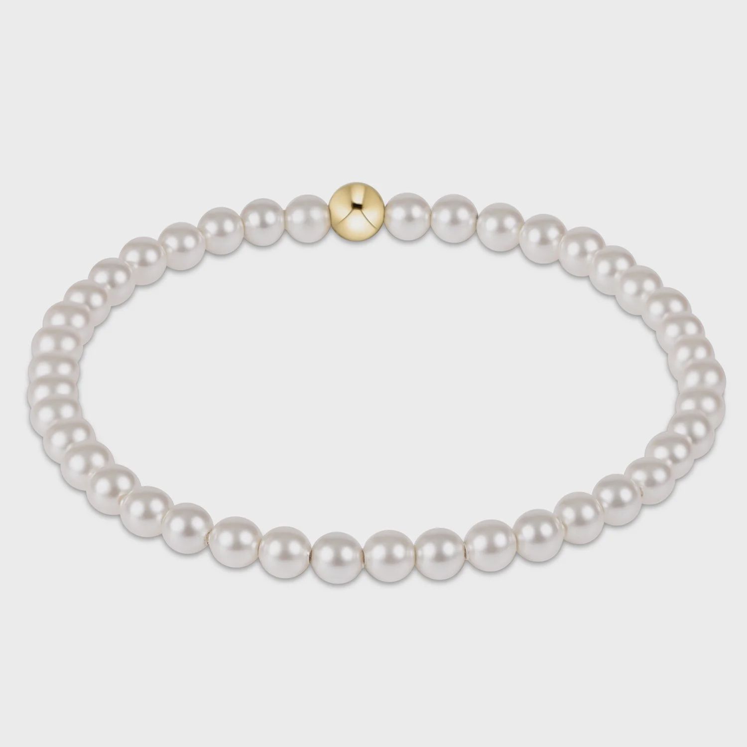 Classic Pearl 4mm Bead Bracelet
