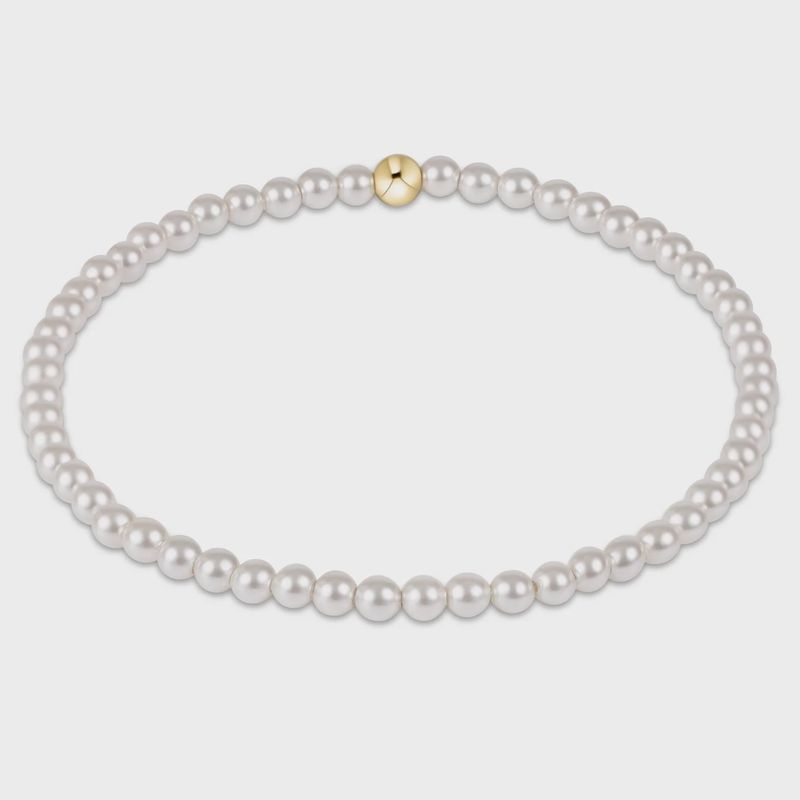 Classic Pearl 3mm Bead Bracelet
