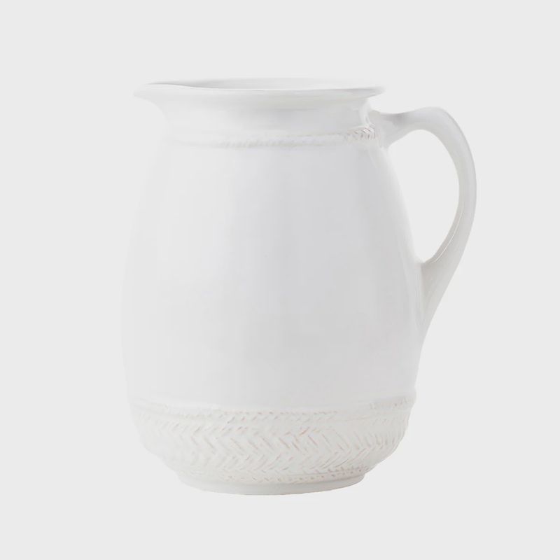 Juliska Le Panier Ceramic Pitcher-Loeblein