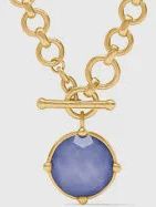 Honeybee Demi Necklace-Iridescent Tanzanite Blue