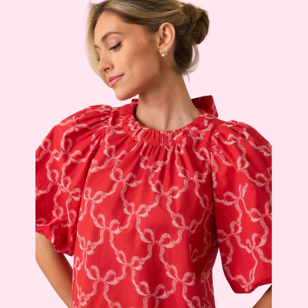Campbell Bow Back Blouse