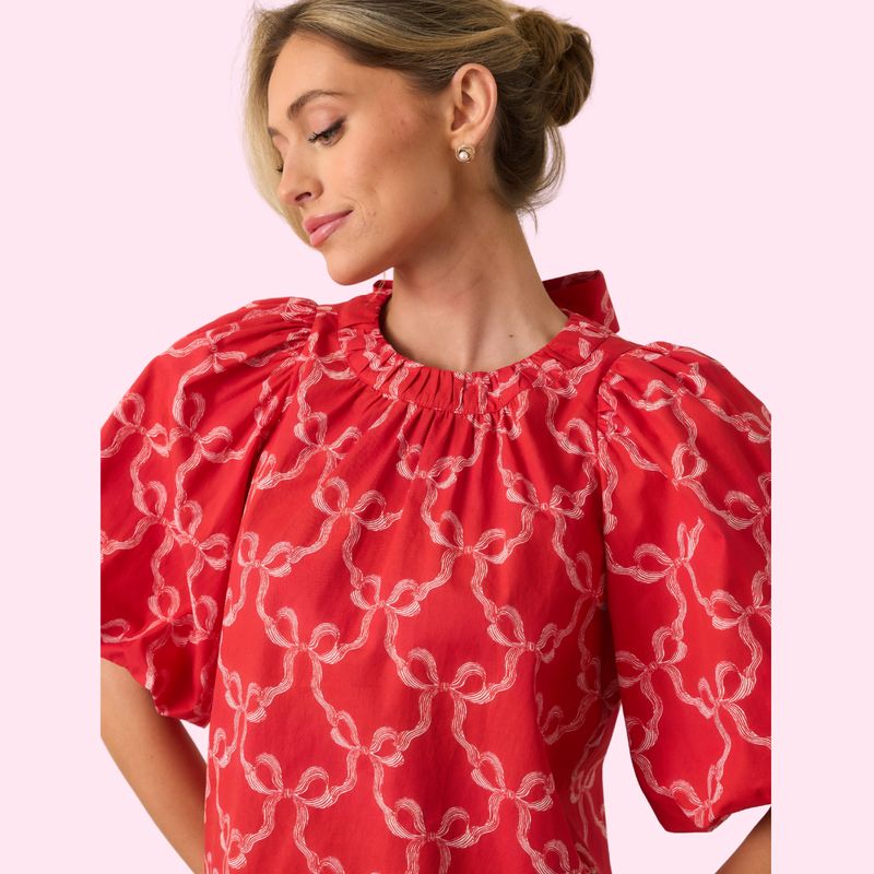 Campbell Bow Back Blouse