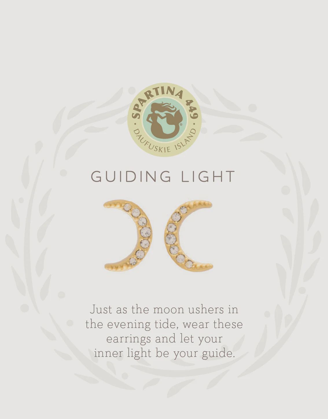 Guiding Light/Crescent SLV Earrings