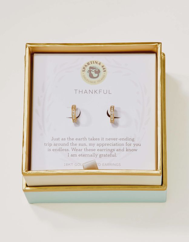 Thankful/Ring Hoop Earrings