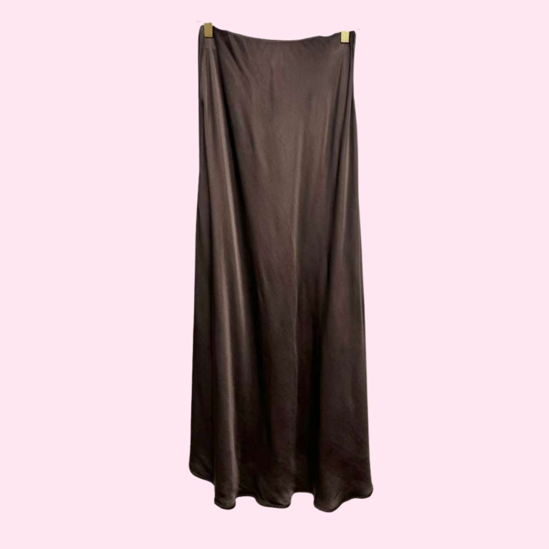 Chocolate Brown Maxi Skirt