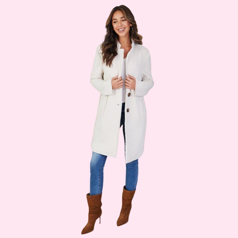 Milio Milano Stand Collar Corduroy Coat-2 colors available