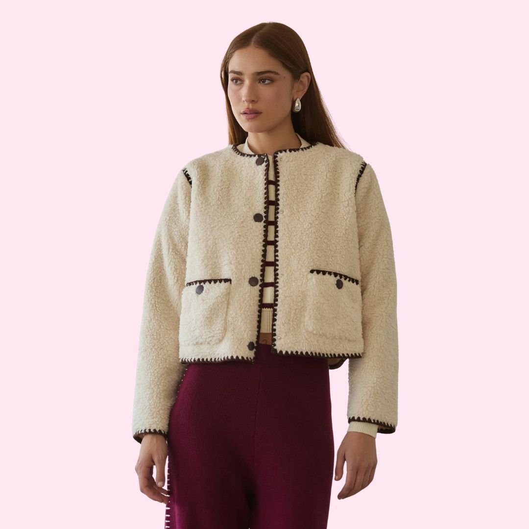 Ivory/Chocolate Sherpa