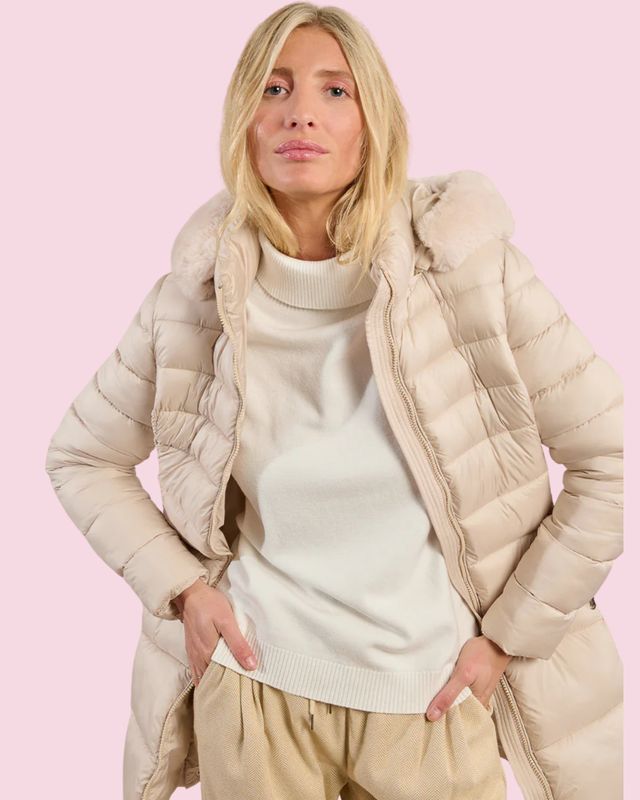 Off White Puff Jacket