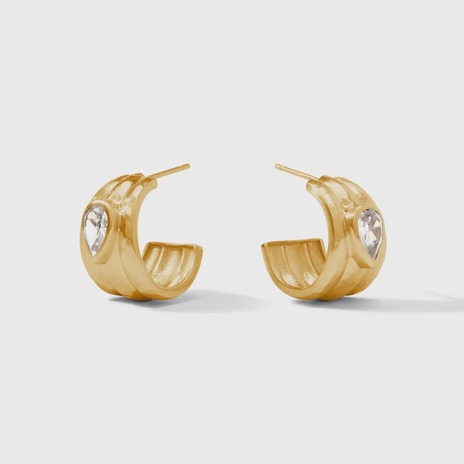 Cirque Stone Hoop-Cubic Zirconia