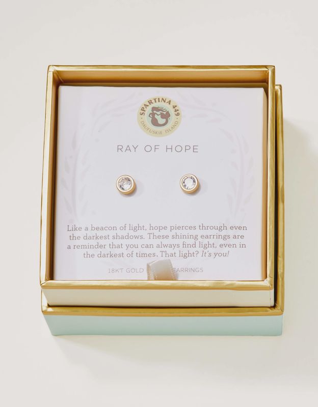 Ray of Hope Stud Earrings
