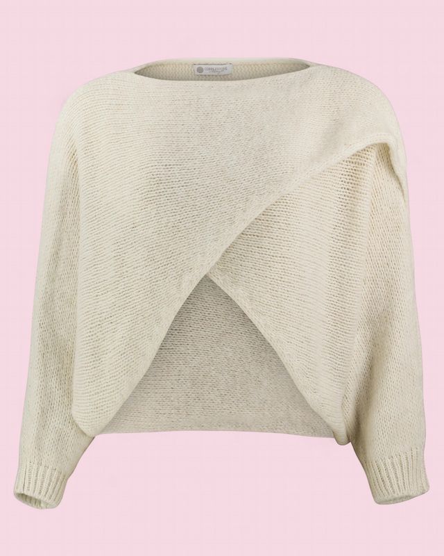 Cobblestone Alessandra Knit Criss Cross Wrap