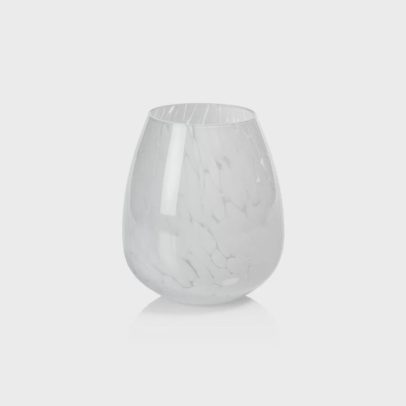 Liguria Confetti Glass Vase-8"-Van Heyningen