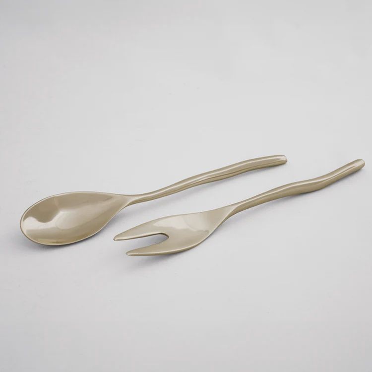 Sierra Modern Maia Large Salad Servers-Van Heyningen