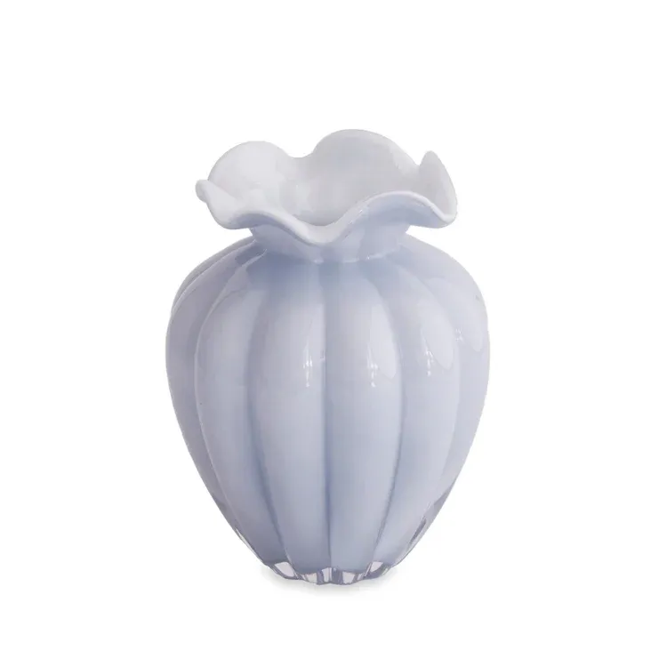 Beatriz Ball Vento Large Periwinkle Vase-Van Heyningen