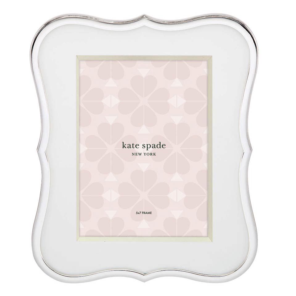 Kate Spade Crown Point Silver Frame 5 X 7-Van Heyningen