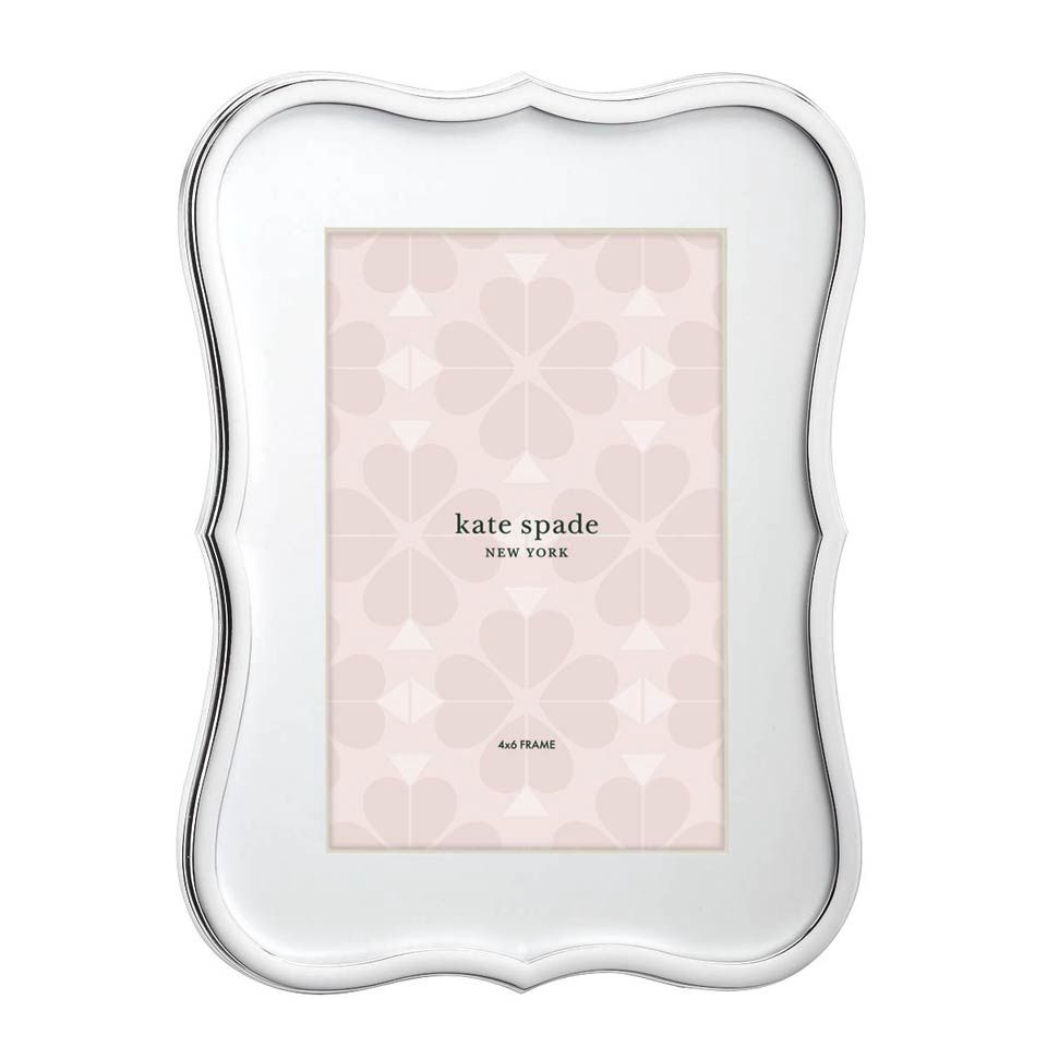 Kate Spade Crown Point Silver Frame 4 x 6-Van Heyningen
