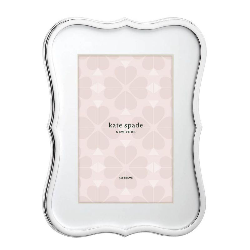 Kate Spade Crown Point Silver Frame 4 x 6-Van Heyningen