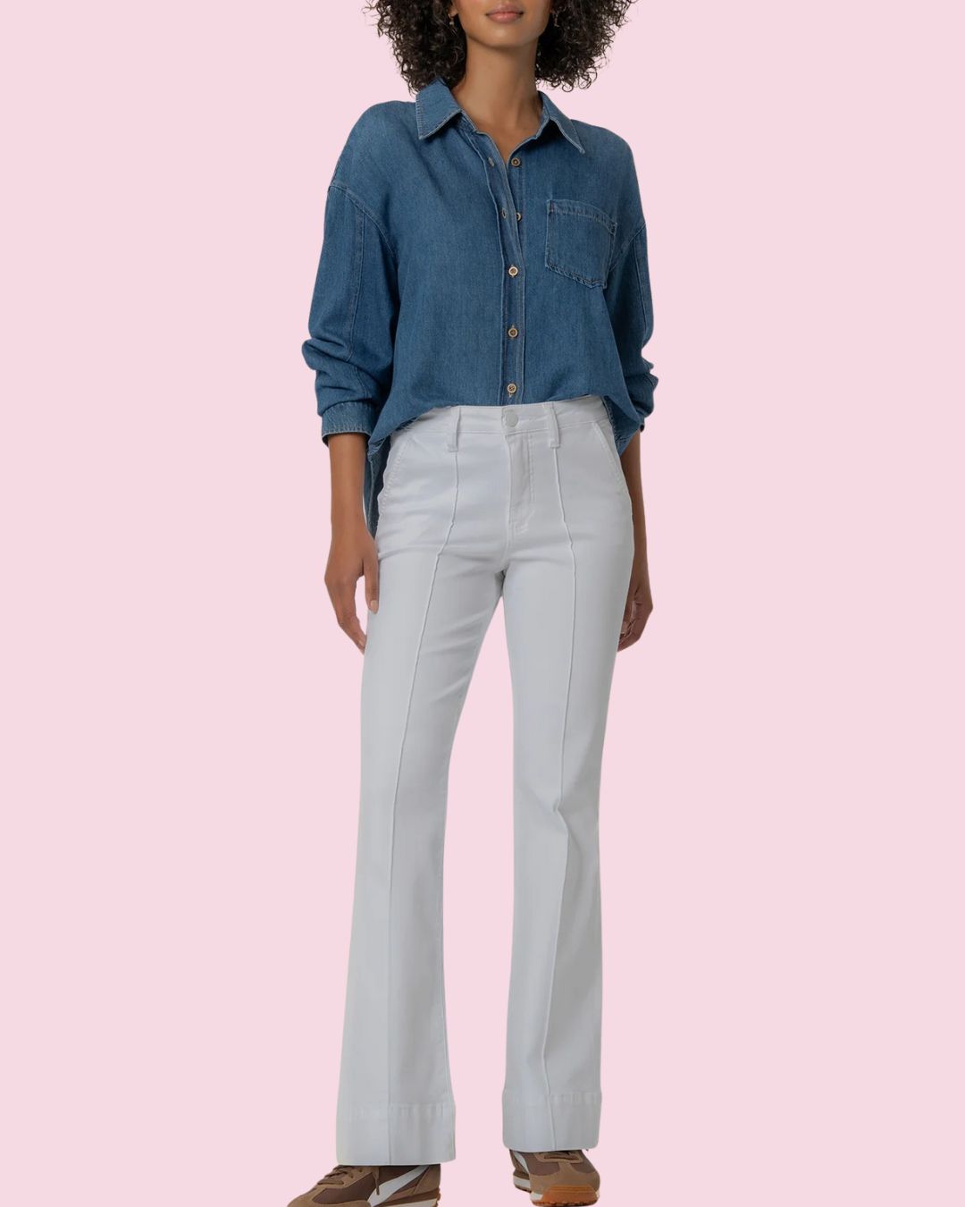 Stella HR FAB AB Flare in Optic White