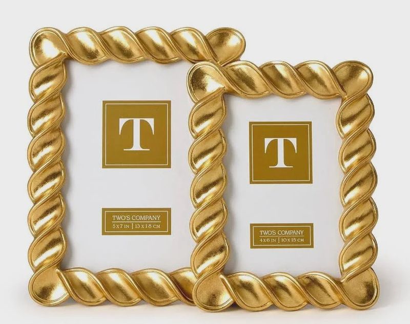 Twist Gold Leaf Frame