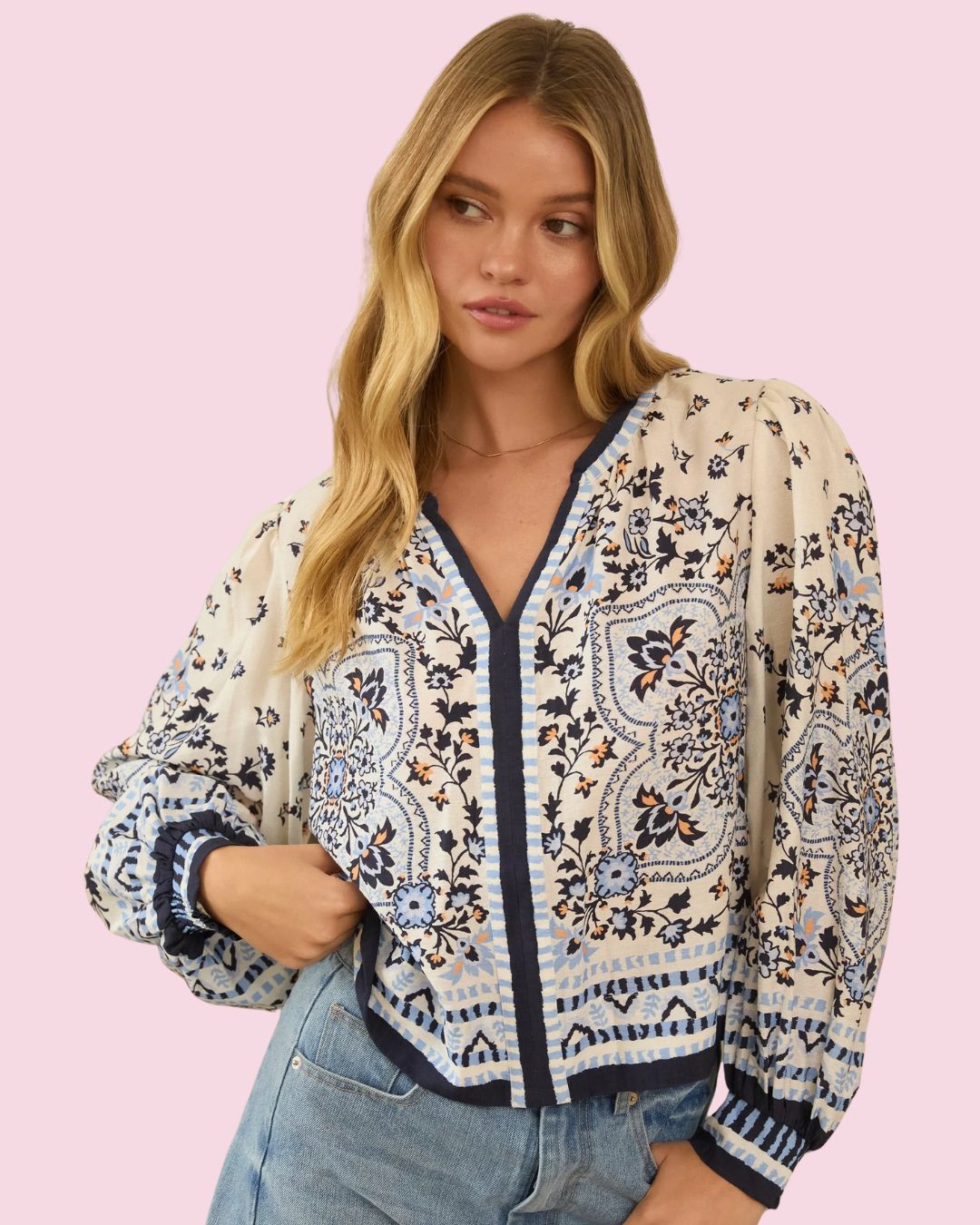 Skies are Blue Sorrento Sunsets Top