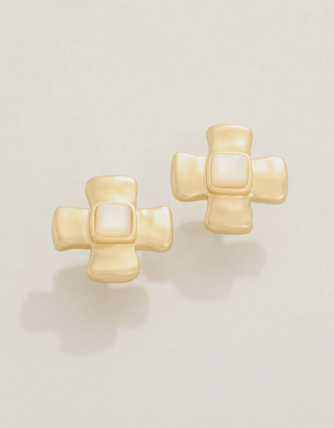 Affirmation Stud Earrings MOP