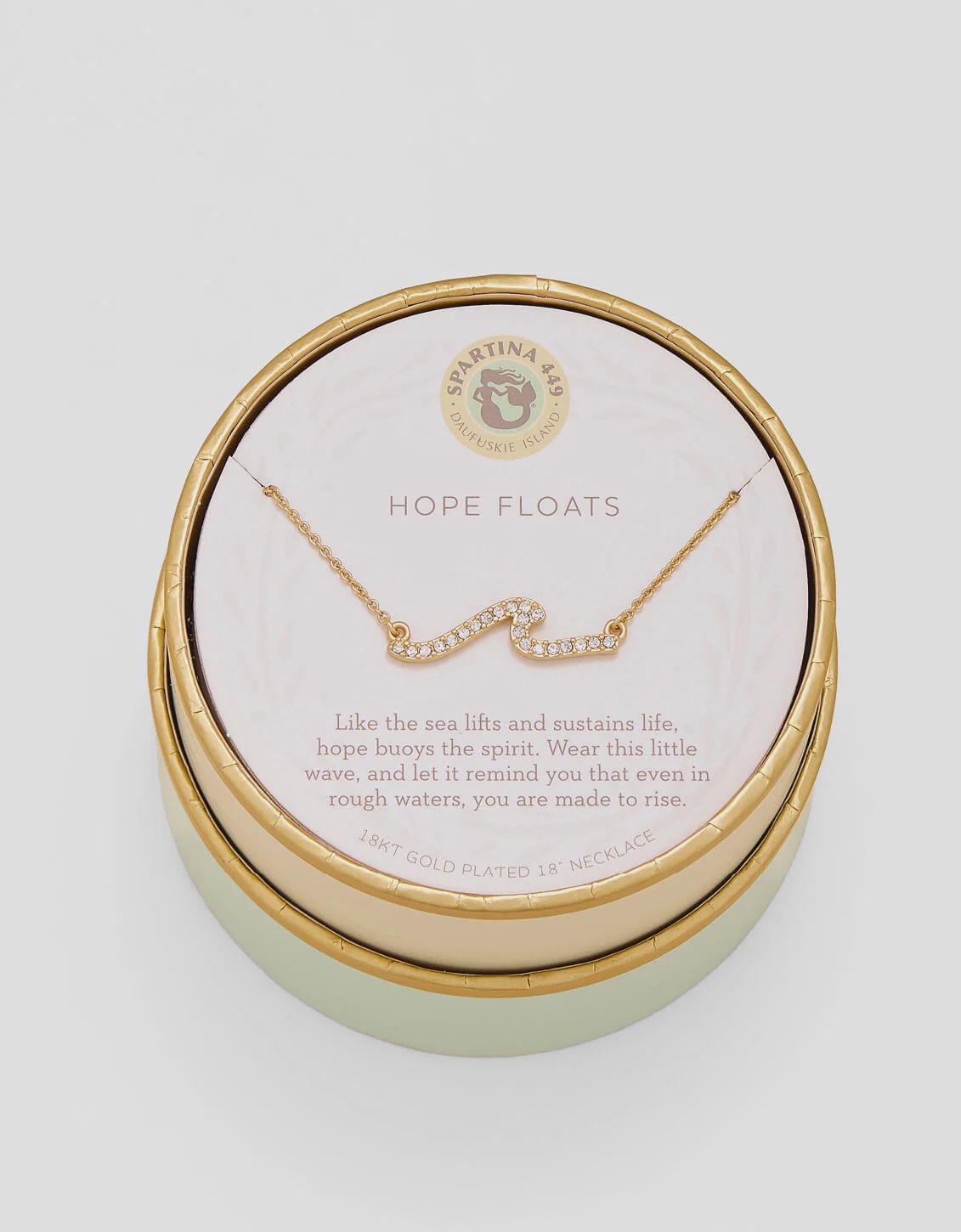 Hope Floats/ Wave Necklace