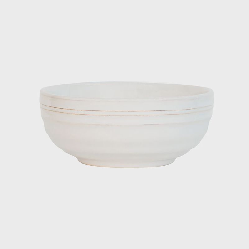 Juliska Bilbao Cereal Bowl-Whitewash-Bullock