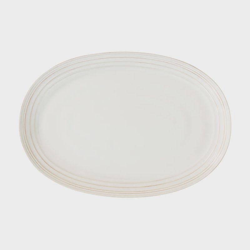 Juliska Bilbao 17" Platter-Whitewash-Bullock