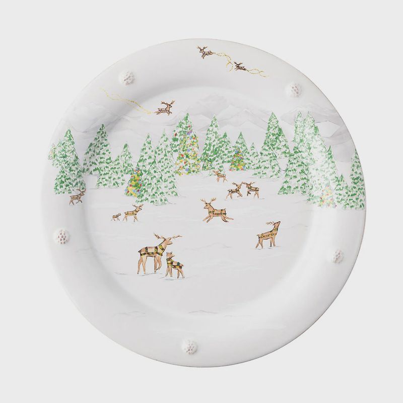 Juliska Berry &amp; Thread North Pole Dinner Plate-Bullock