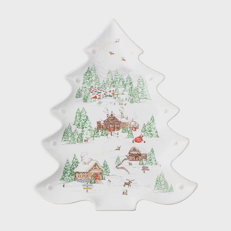 Juliska Berry &amp; Thread North Pole 15" Tree Platter-Bullock