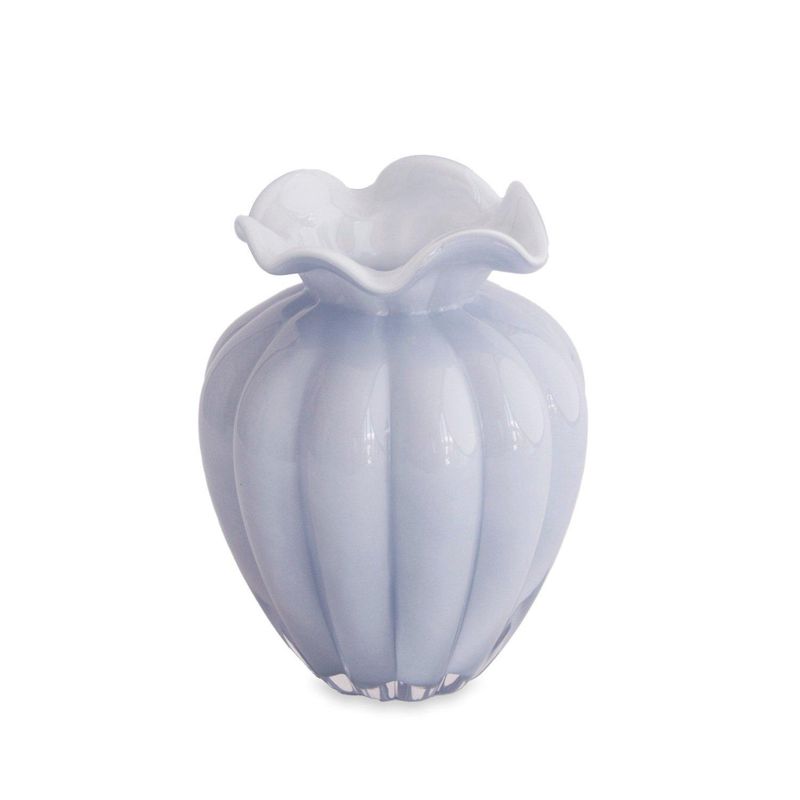 Beatriz Ball Vento Large Vase-Periwinkle-Bullock