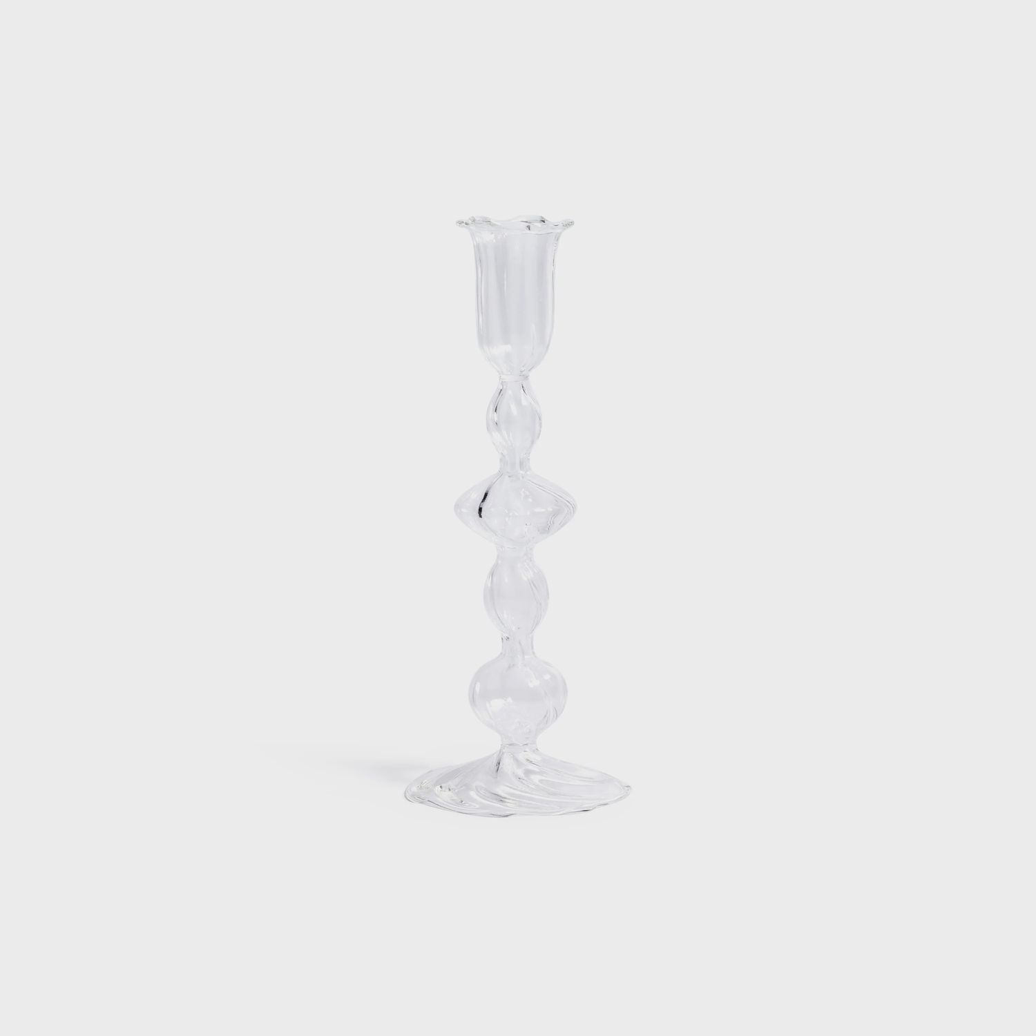 Marais Blown Glass Candle Holder-Bullock