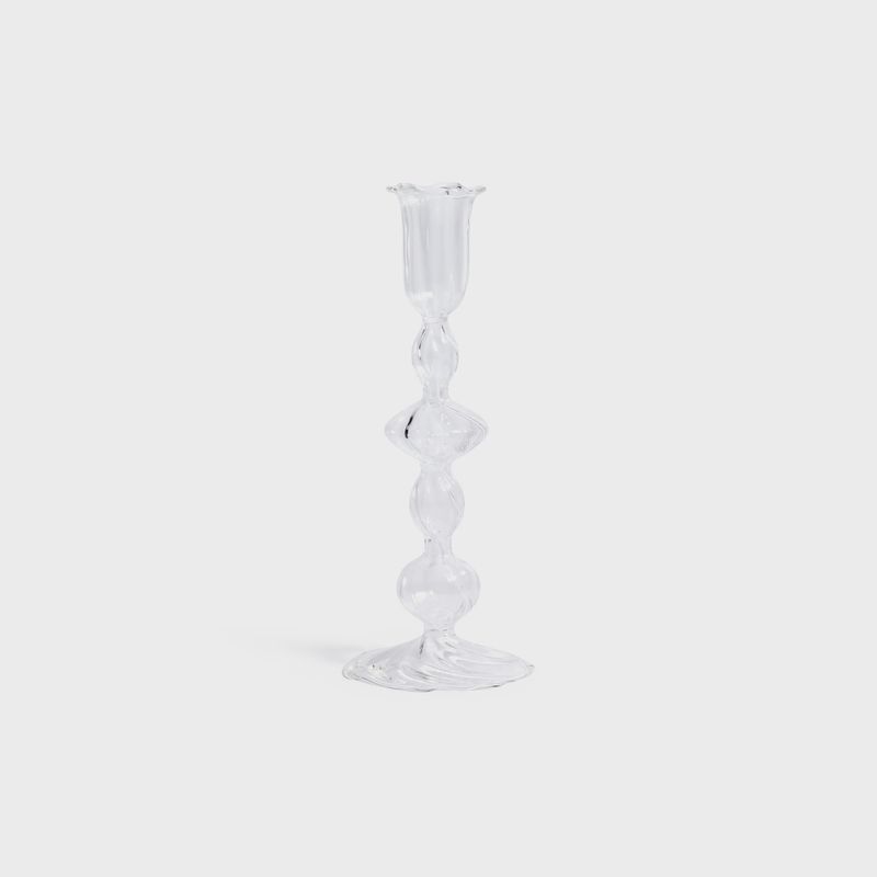 Marais Blown Glass Candle Holder-Bullock