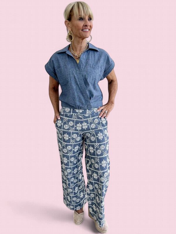 Ivy Jane Embroidered Pant