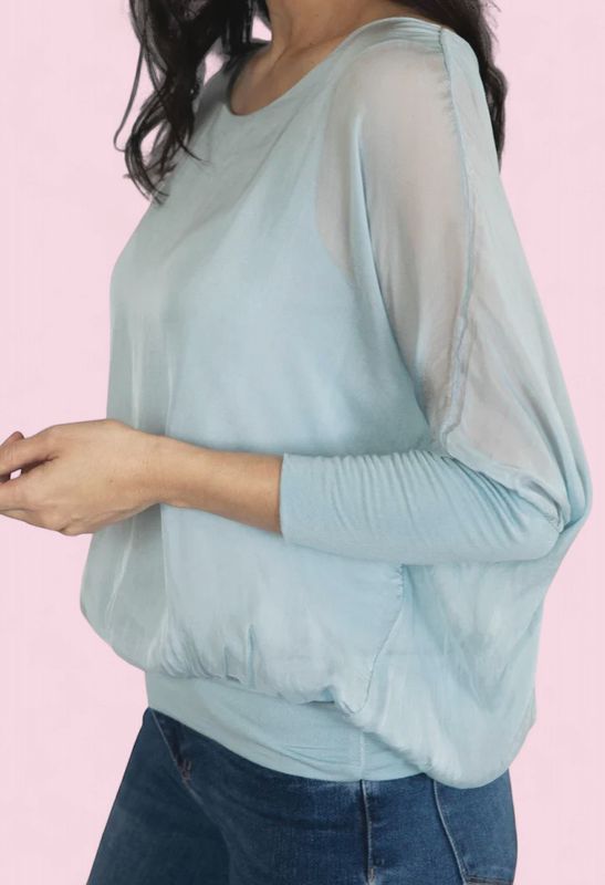 Cobblestone Cassandra Silk Top O/S