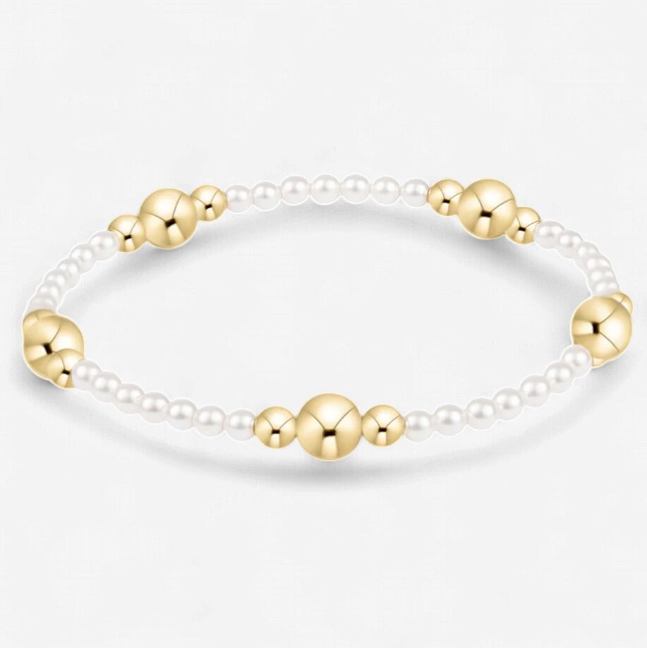Purpose Gold 6mm Pearl Bracelet