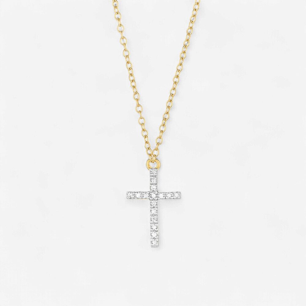 Believe Cross Pendant Necklace
