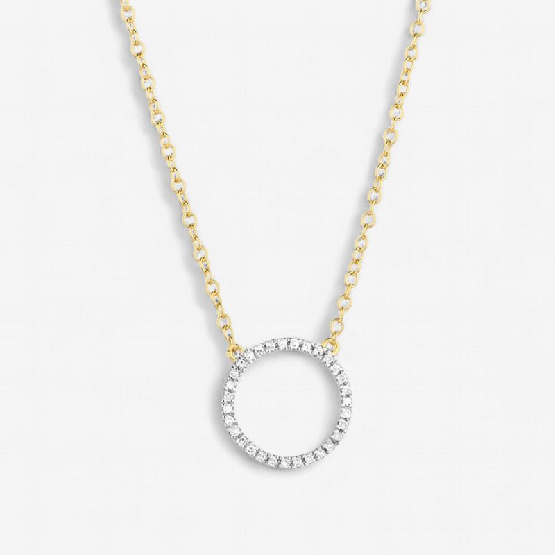 Standing O Pendant Necklace