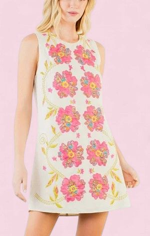 THML Merida Sleeveless Floral Dress