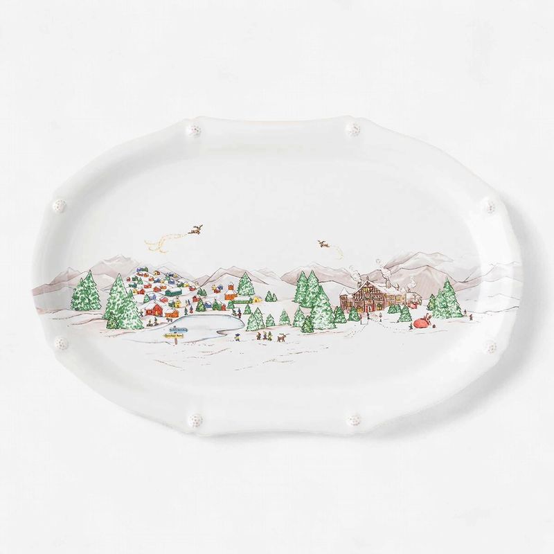 Juliska Berry &amp; Thread North Pole 17" Platter-Rusher