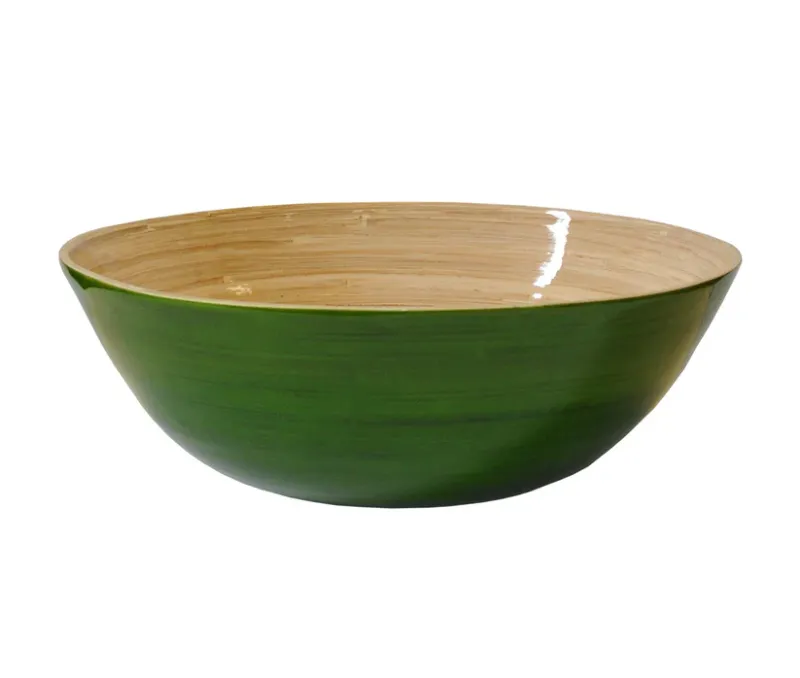 Albert L Bamboo Classic Bowl-Grass Green-Rusher