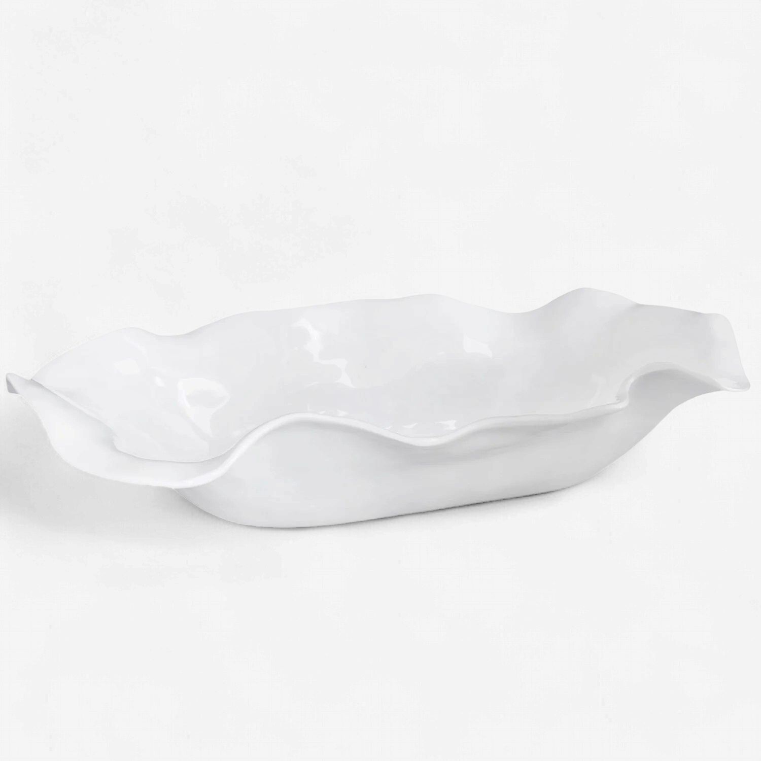 Vida Havana XL White Oval Centerpiece-Yatawara