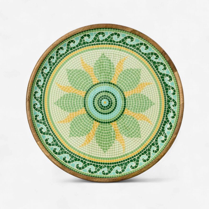 Garden View Small Round Tray-Yatawara