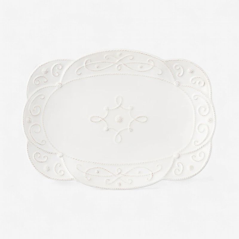 Juliska Jardins du Monde Whitewash 15" Platter-Yatawara
