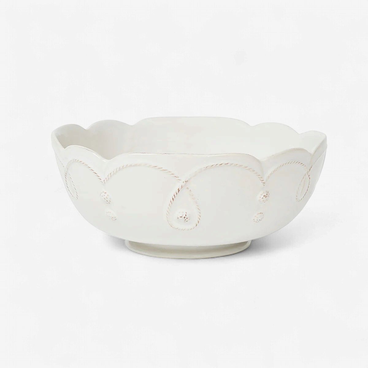 Juliska Jardins du Monde Whitewash 10" Serving Bowl-Yatawara