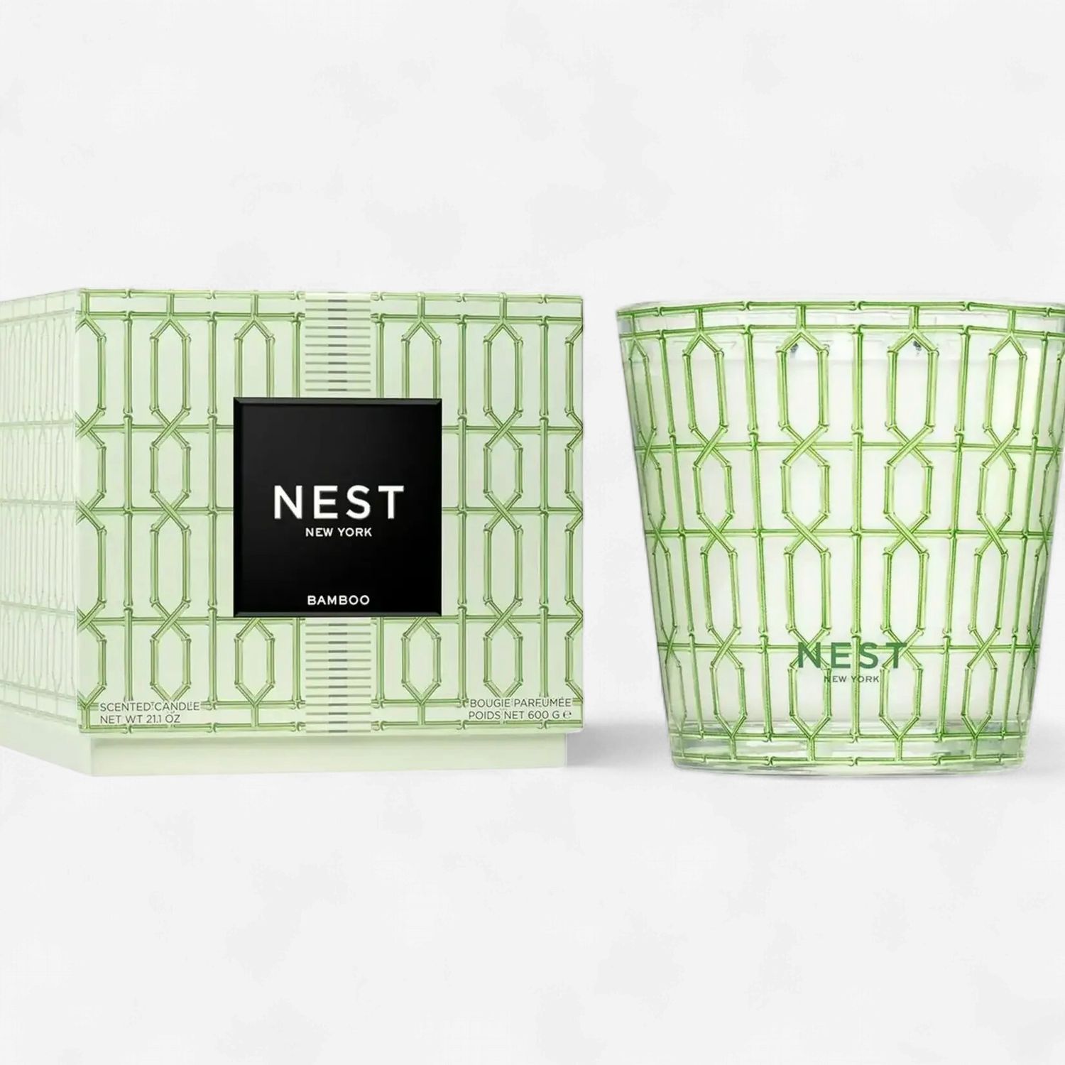 Nest 3-Wick Bamboo Candle