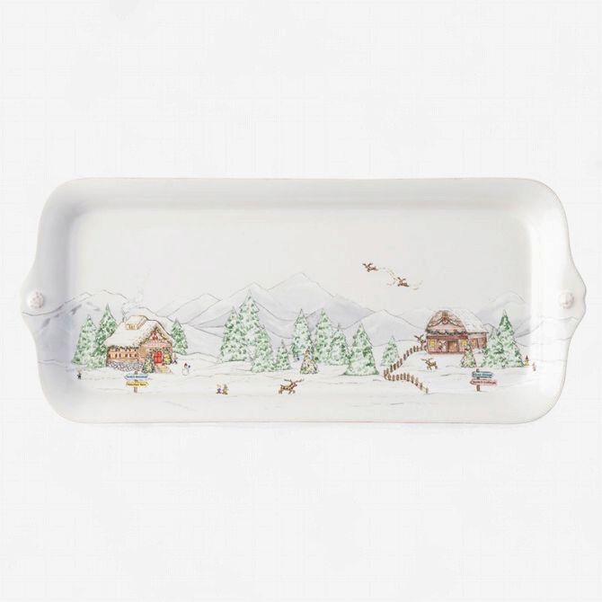 Juliska Berry &amp; Thread North Pole Hostess Tray-Moberly