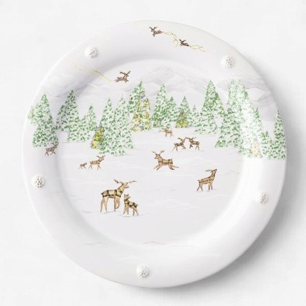Juliska Berry &amp; Thread North Pole Dinner Plate-Moberly